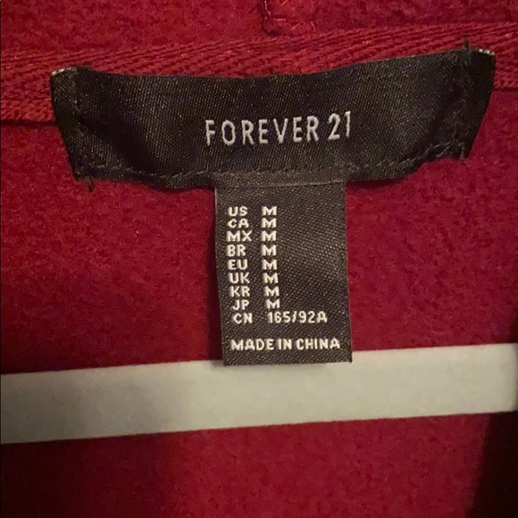 Button down maroon sweatshirt - Picture 3 of 3